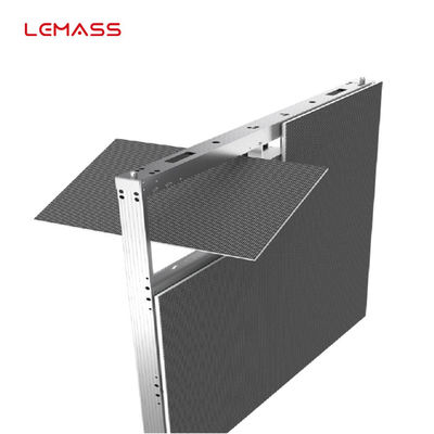 จอแสดงผล LED คงที่กลางแจ้งเชิงพาณิชย์ P10 โครงสร้างการประกบแบบยืดหยุ่นกันน้ำ IP65
