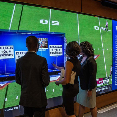 โครงสร้างอะลูมิเนียม Fine Pitch LED Display P1.2 AI Intelligent