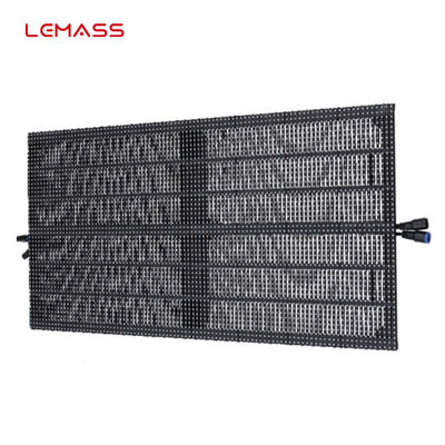 หน้าจอตู้เช่า LED ใส P6.9 ป้องกันการกระแทกด้วยโครงสร้างคาร์บอนไฟเบอร์