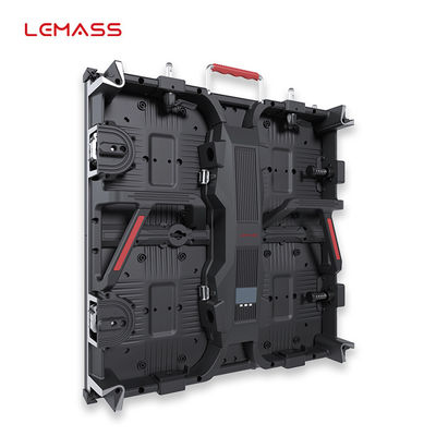 P2.9 เหตุการณ์กลางแจ้งตู้แผงเช่า LED ขนาดใหญ่ 500 * 500 มม. LMS-CER ซีรี่ส์การตรวจสอบภาพ LCD