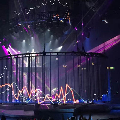 P2.6 ตู้โชว์ให้เช่าเวที LED 500 * 500 มม. LMS-CER ซีรี่ส์กันน้ำ IP65