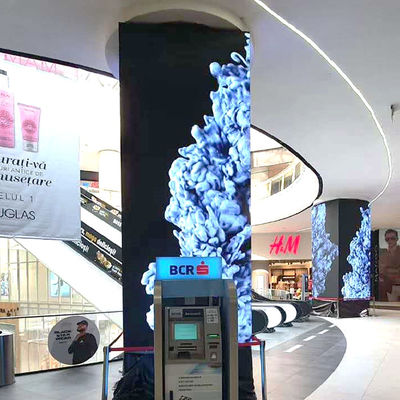 โมดูลจอแสดงผล LED แบบโค้งที่นุ่มนวล P1.2 พร้อมมุมมอง 160 องศา