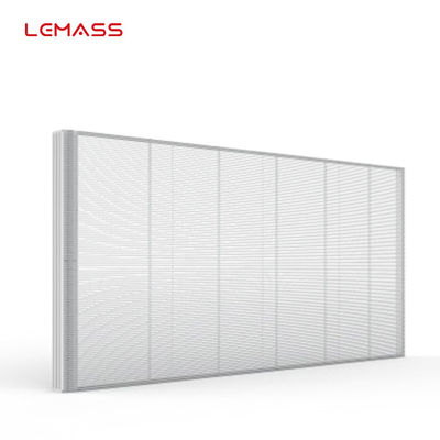 P20.8 หน้าจอแสดงผล LED สร้างสรรค์ขนาดใหญ่โปร่งใสสำหรับการโฆษณา ODM