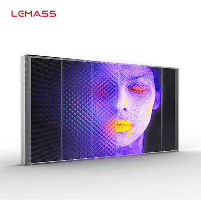 จอแสดงผล LED เชิงพาณิชย์โปร่งใส, หน้าจอ LED SMD 3510 P3.9 ความโปร่งใสสูง