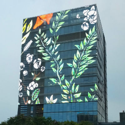 หน้าจอแสดงผล LED สร้างสรรค์ P55 กลางแจ้งสำหรับสร้างกำแพงวิดีโอ