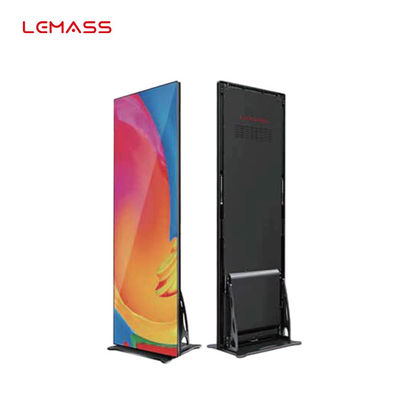 P1.9 จอแสดงผล LED โปสเตอร์อัจฉริยะ, หน้าจอ LED เชิงพาณิชย์แบบพกพาความหนา 2.5 ซม