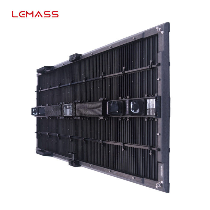 P10.4D กลางแจ้งเช่าจอแสดงผล LED ป้องกันรังสียูวี 500 * 1000 มม. LMS-CLM ซีรี่ส์การบำรุงรักษาด้านหน้า