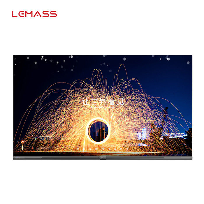 หน้าจอ LED 110 นิ้วสำหรับห้องประชุม ระยะพิทช์พิกเซล 1.26 มม. พร้อมการแชร์แบบไร้สาย