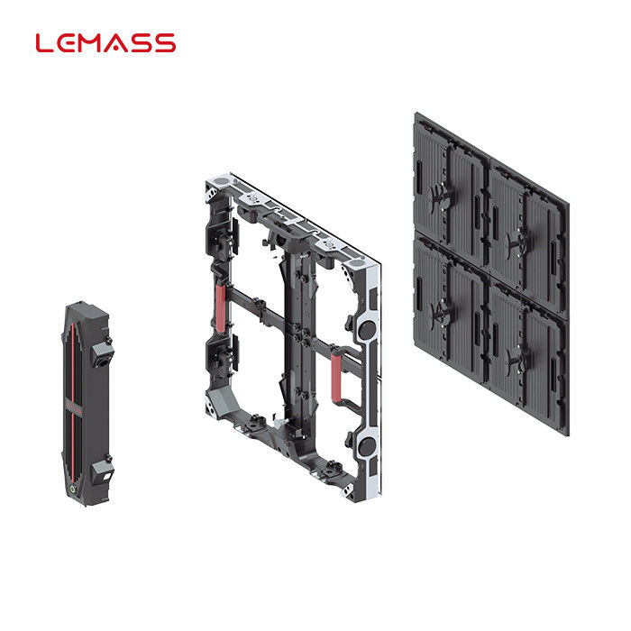P3.9 ตู้เช่า LED ความละเอียด 128x128 สำหรับพื้นหลังเวทีกลางแจ้ง